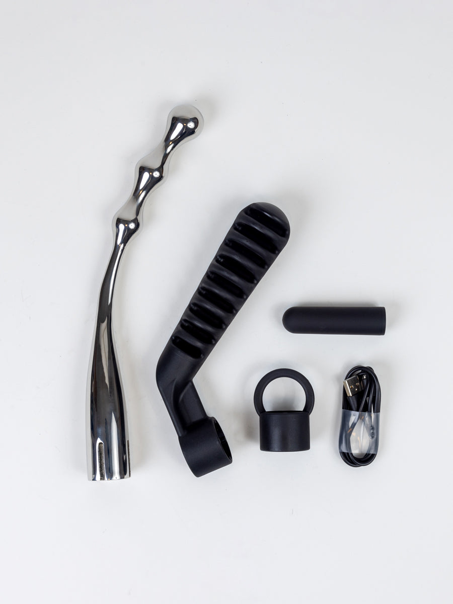 Slide | Steel Dildo Wand | Metal Dildo Wand | Metal Sex Toy - L'ACIER