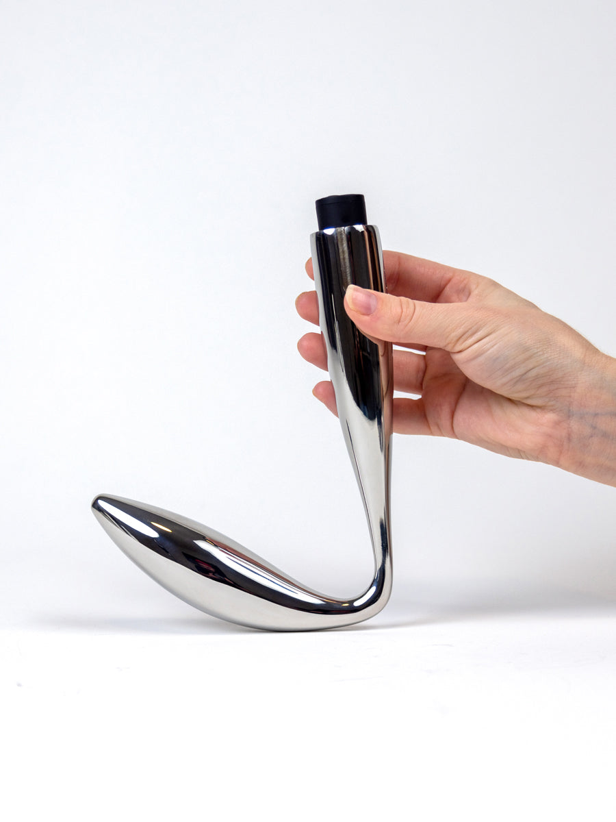 Reverb Anal Plug | Stainless Steel Vibrating | Metal Sex Toy - L'ACIER Reverb Anal Plug | Stainless Steel Vibrating | Metal Sex Toy - L'ACIER